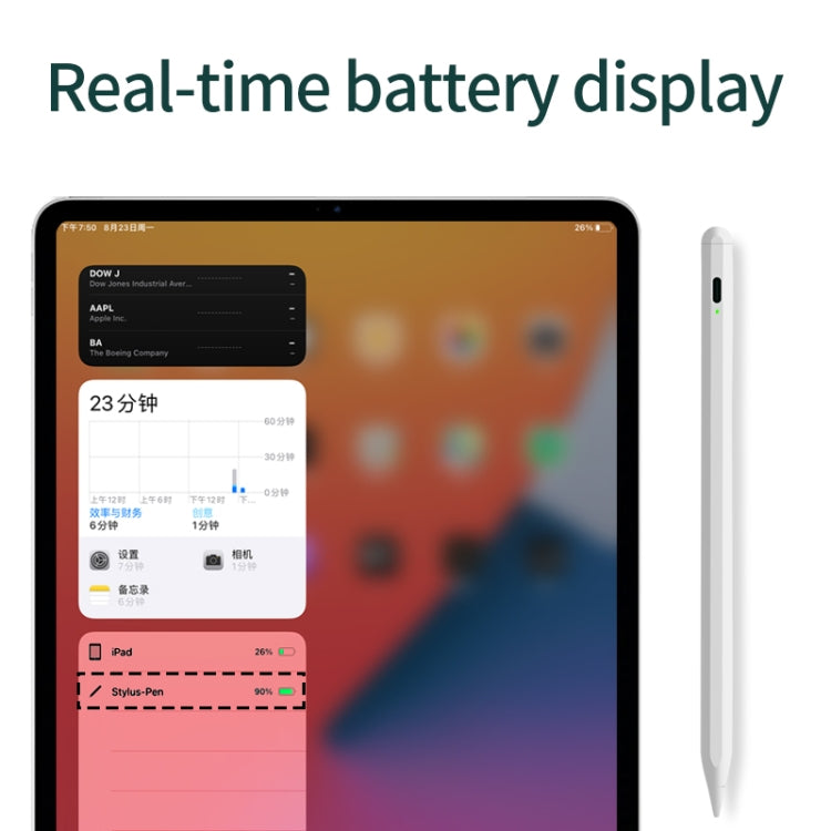 JD16 Bluetooth Stylus Pen with Real-time Battery Display for iPad - Stylus Pen by PMC TechLife | Online Shopping South Africa | PMC TechLife | Buy Now Pay Later Mobicred