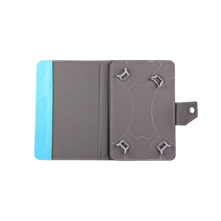 8 inch Tablets Leather Case Crazy Horse Texture Protective Case Shell with Holder for Galaxy Tab S2 8.0 T715 / T710, Cube U16GT, ONDA Vi30W, Teclast P86(Baby Blue) - 8 inch by PMC TechLife | Online Shopping South Africa | PMC TechLife
