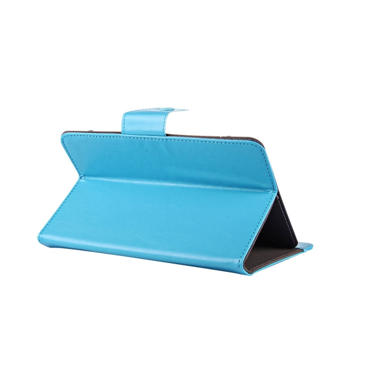 8 inch Tablets Leather Case Crazy Horse Texture Protective Case Shell with Holder for Galaxy Tab S2 8.0 T715 / T710, Cube U16GT, ONDA Vi30W, Teclast P86(Baby Blue) - 8 inch by PMC TechLife | Online Shopping South Africa | PMC TechLife