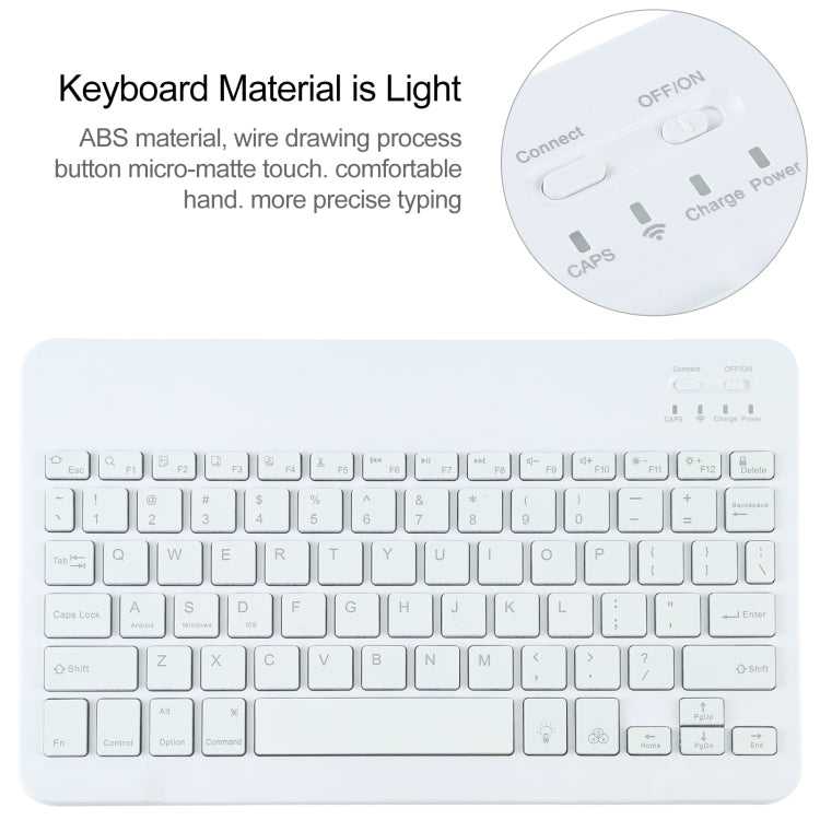 AM10S Detachable Bluetooth Backlight Keyboard Ultrathin Horizontal Flip Leather Tablet Case with Holder for Lenovo M10 Plus 10.3 inch X606F(Gold) - Lenovo Keyboard by PMC TechLife | Online Shopping South Africa | PMC TechLife