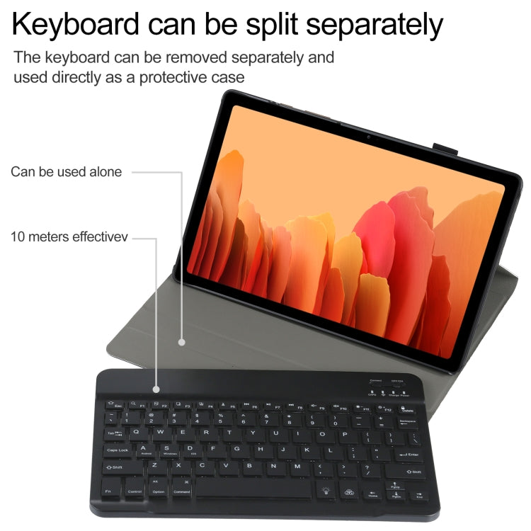 A500S Detachable Bluetooth Backlight Keyboard Ultrathin Horizontal Flip Leather Tablet Case with Holder for Samsung Galaxy Tab A7 10.4 (2020) T500 / T505(Black) - Samsung Keyboard by PMC TechLife | Online Shopping South Africa | PMC TechLife