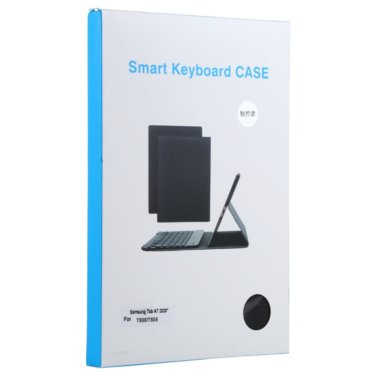 A500-A Detachable Bluetooth Keyboard Ultrathin Horizontal Flip Leather Tablet Case with Touchpad & Holder for Samsung Galaxy Tab A7 10.4 (2020) T500 / T505(Black) - Samsung Keyboard by PMC TechLife | Online Shopping South Africa | PMC TechLife