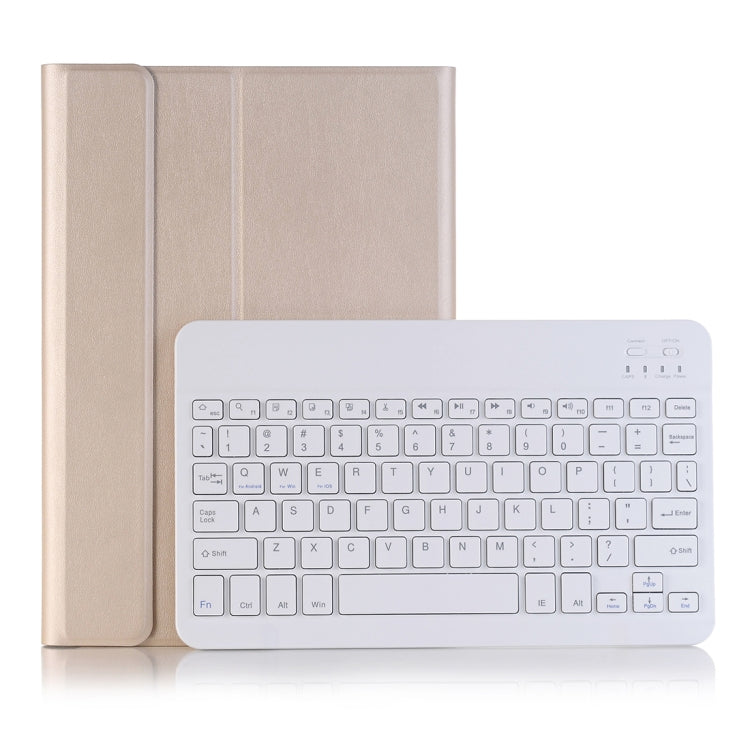 Detachable Bluetooth Keyboard Ultrathin Horizontal Flip Leather Tablet Case for Huawei MediaPad M5 10.8 inch, with Holder(Gold) - Huawei Keyboard by PMC TechLife | Online Shopping South Africa | PMC TechLife | Buy Now Pay Later Mobicred