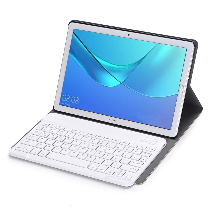 Detachable Bluetooth Keyboard Ultrathin Horizontal Flip Leather Tablet Case for Huawei MediaPad M5 10.8 inch, with Holder(Gold) - Huawei Keyboard by PMC TechLife | Online Shopping South Africa | PMC TechLife | Buy Now Pay Later Mobicred