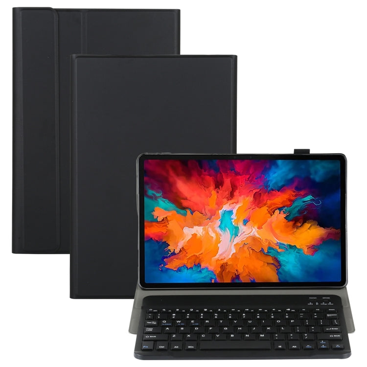 AM13 2 in 1 Removable Bluetooth Keyboard + Protective Leather Tablet Case with Holder for Lenovo Tab P11 Pro (TB-XJ706F)(Black) - Lenovo Keyboard by PMC TechLife | Online Shopping South Africa | PMC TechLife