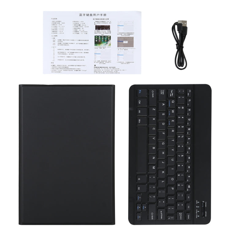 AM13 2 in 1 Removable Bluetooth Keyboard + Protective Leather Tablet Case with Holder for Lenovo Tab P11 Pro (TB-XJ706F)(Black) - Lenovo Keyboard by PMC TechLife | Online Shopping South Africa | PMC TechLife