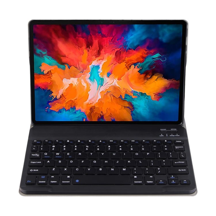 DY-P10 2 in 1 Removable Bluetooth Keyboard + Protective Leather Tablet Case with Holder for Lenovo Tab P10 10.1 inch(Blue) - Lenovo Keyboard by PMC TechLife | Online Shopping South Africa | PMC TechLife
