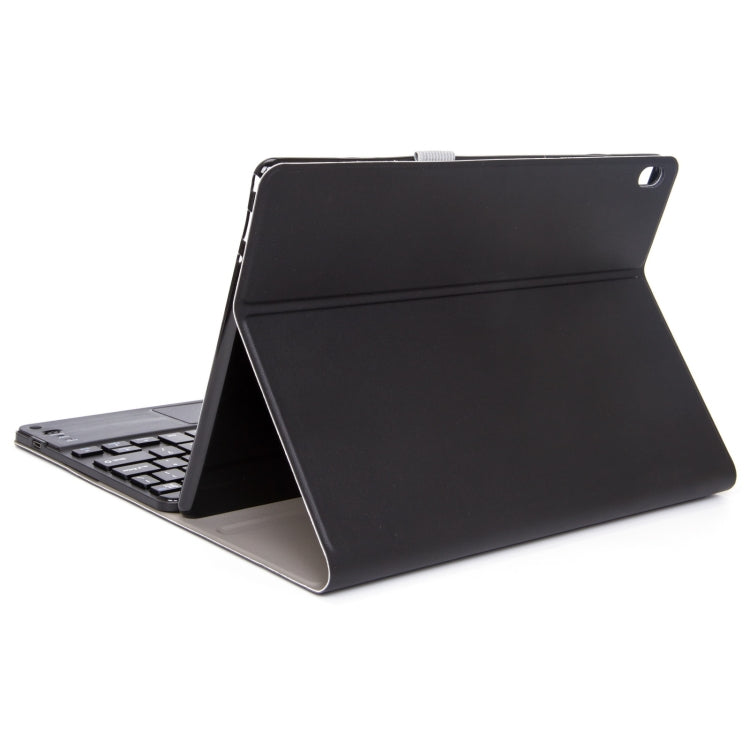 DY-E10 2 in 1 Removable Bluetooth Keyboard + Protective Leather Tablet Case with Touchpad & Holder for Lenovo Tab E10(Black) - free shipping - PMC TechLife - Order now!