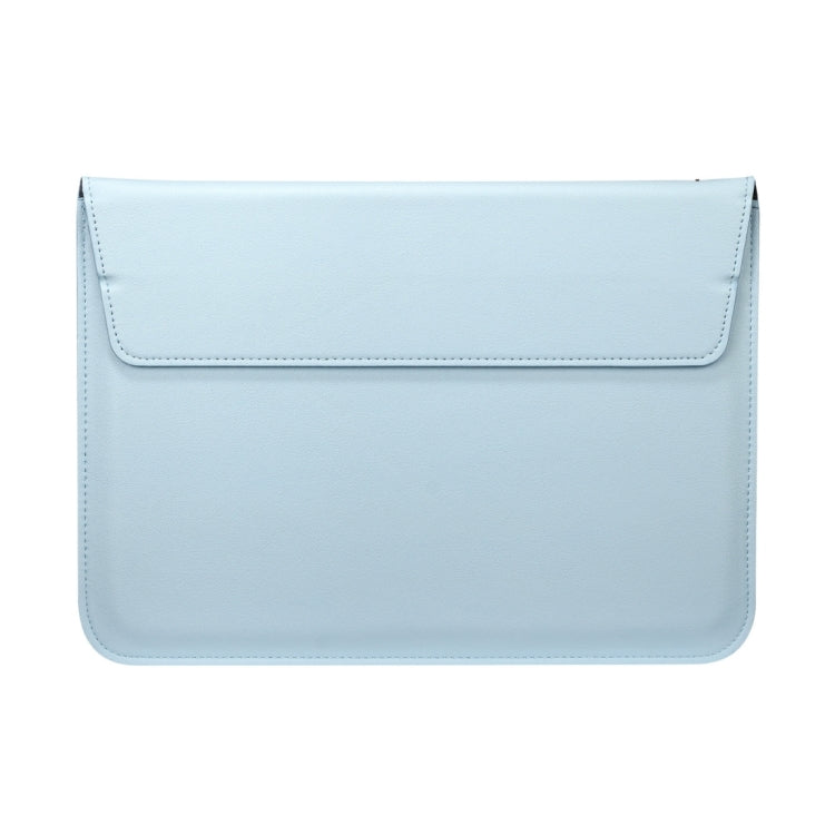 Universal Envelope Style PU Leather Case with Holder for Ultrathin Notebook Tablet PC 15.4 inch, Size: 39x28x1.5cm(Blue) - 15 inch by PMC TechLife | Online Shopping South Africa | PMC TechLife | Buy Now Pay Later Mobicred
