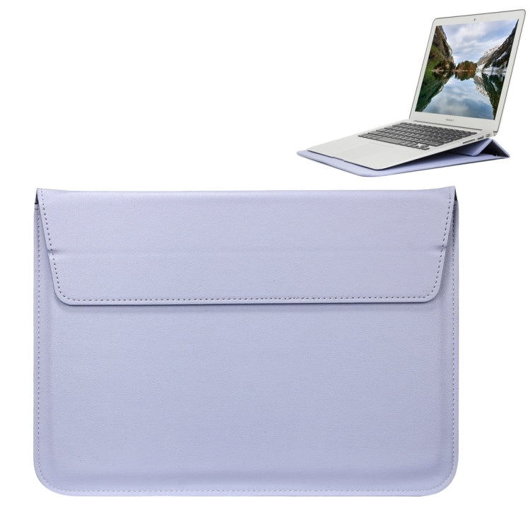 Universal Envelope Style PU Leather Case with Holder for Ultrathin Notebook Tablet PC 11.6 inch, Size: 32.5x21.5x1cm (Blue Purple) - free shipping - PMC TechLife - Order now!