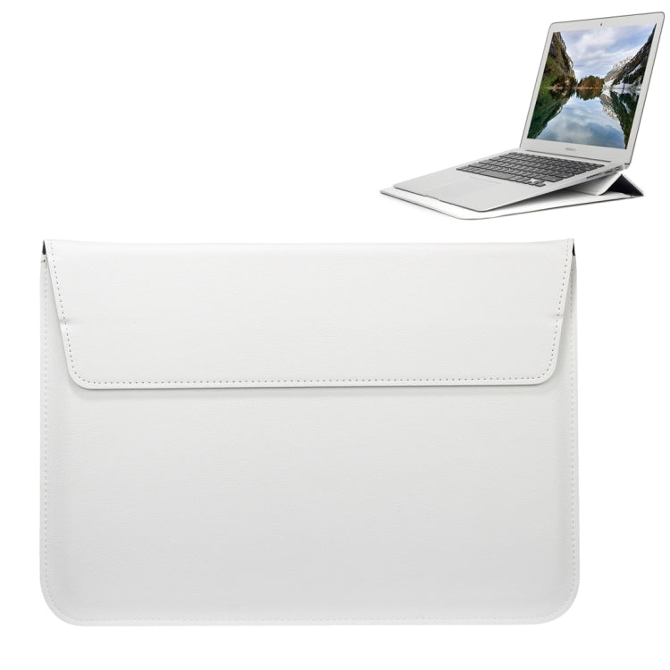 Universal Envelope Style PU Leather Case with Holder for Ultrathin Notebook Tablet PC 11.6 inch, Size: 32.5x21.5x1cm(White) - 10 - 11 inch by PMC TechLife | Online Shopping South Africa | PMC TechLife | Buy Now Pay Later Mobicred