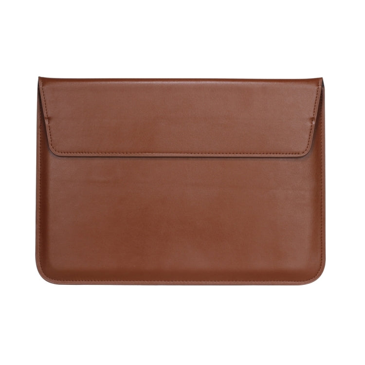 Universal Envelope Style PU Leather Case with Holder for Ultrathin Notebook Tablet PC 11.6 inch, Size: 32.5x21.5x1cm(Brown) - 10 - 11 inch by PMC TechLife | Online Shopping South Africa | PMC TechLife | Buy Now Pay Later Mobicred