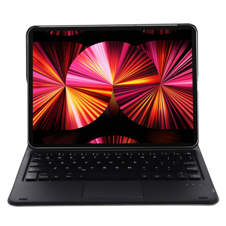 A11-A 2 in 1 Removable Bluetooth Keyboard + Protective Leather Tablet Case with Touchpad & Holder for iPad Pro 11 2022 / 2021 / Air 5 / Air 4(Dark Blue) - For iPad Pro by PMC TechLife | Online Shopping South Africa | PMC TechLife | Buy Now Pay Later Mobicred