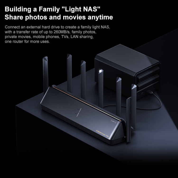 Original Xiaomi WiFi Router BE7000 8-channel Independent Signal Amplifier 1GB Memory, US Plug - free shipping - PMC TechLife - Order now!