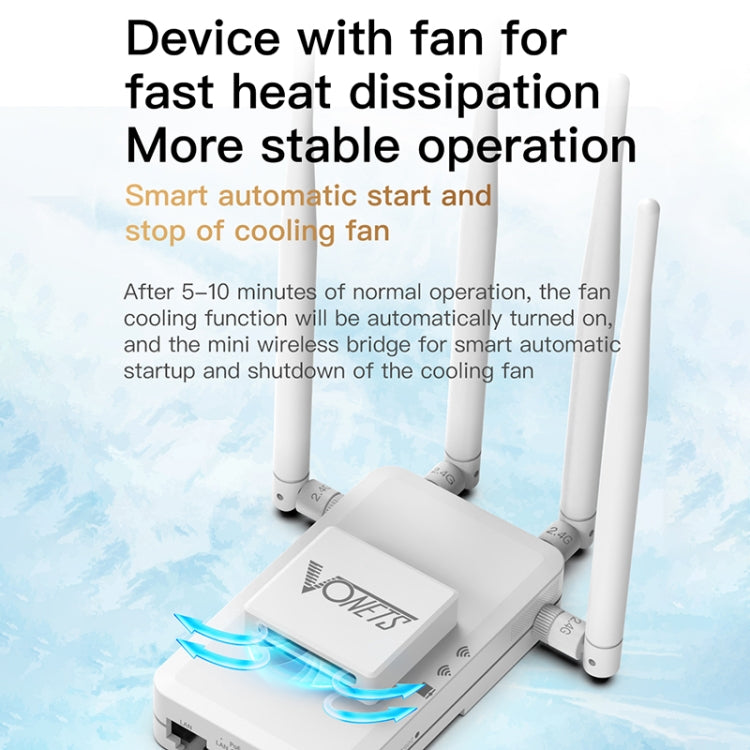 VONETS VAR600-H 600Mbps Wireless Bridge WiFi Repeater, With DC Adapter Set - free shipping - PMC Jewellery - Order now!