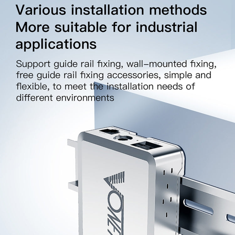 VONETS VSP510 5 Ports Ethernet Gigabit Switch with DC Adapter + Rail Fixing Buckle Set - free shipping - PMC Jewellery - Order now!