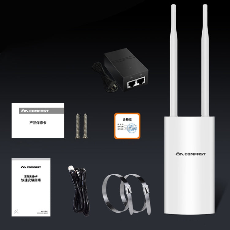 COMFAST CF-EW72 1200Mbs Outdoor Waterproof Signal Amplifier Wireless Router Repeater WIFI Base Station with 2 Antennas - free shipping - PMC Jewellery - Order now!