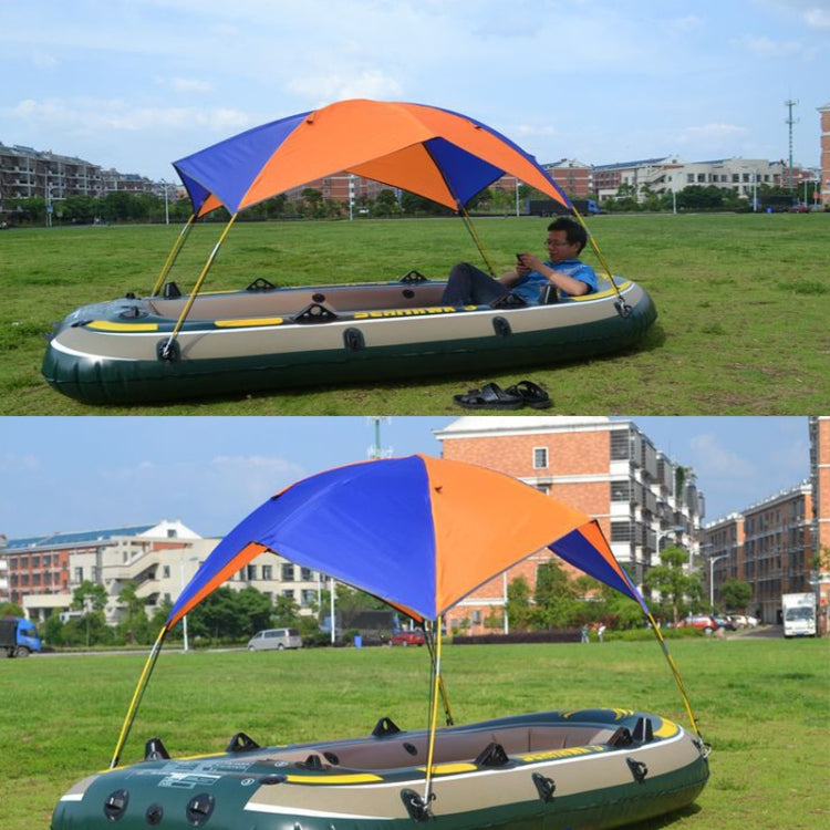 68347 Folding Awning Canoe Rubber Inflatable Boat Parasol Tent for 2 Person,Boat is not Included - Marine Accessories & Parts by PMC TechLife | Online Shopping South Africa | PMC TechLife | Buy Now Pay Later Mobicred