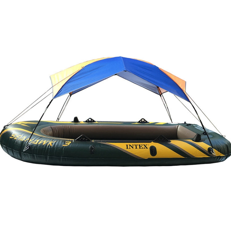 68349 Folding Awning Canoe Rubber Inflatable Boat Parasol Tent for 3 Person,Boat is not Included - Marine Accessories & Parts by PMC TechLife | Online Shopping South Africa | PMC TechLife | Buy Now Pay Later Mobicred