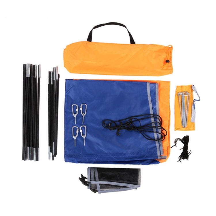 68349 Folding Awning Canoe Rubber Inflatable Boat Parasol Tent for 3 Person,Boat is not Included - Marine Accessories & Parts by PMC TechLife | Online Shopping South Africa | PMC TechLife | Buy Now Pay Later Mobicred