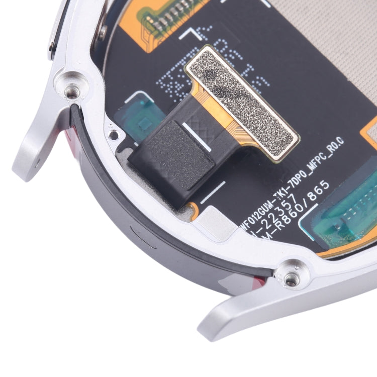 Original LCD Screen Digitizer Full Assembly with Frame for Samsung Galaxy Watch4 40mm SM-R860/R865 (Silver) - free shipping - PMc TechLife - Order now!