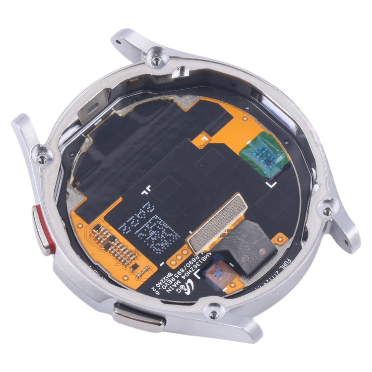 Original LCD Screen Digitizer Full Assembly with Frame for Samsung Galaxy Watch4 Classic 46mm SM-R890/R895 (Silver) - free shipping - PMc TechLife - Order now!