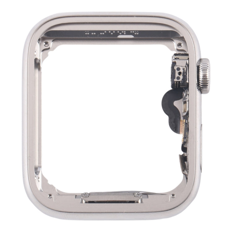 For Apple Watch Series 4 44mm LTE Stainless Steel Middle Frame Bezel Plate with Crown Spin Axis Flex Cable (Silver) - Middle Frame by PMC TechLife | Online Shopping South Africa | PMC TechLife | Buy Now Pay Later Mobicred
