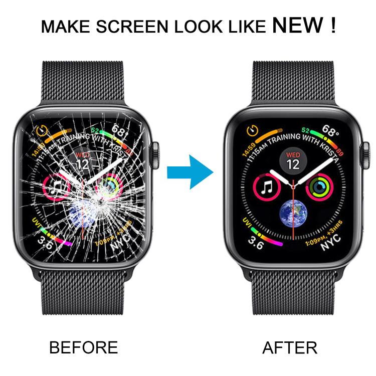 For Apple Watch Series 4 / 5 / 6 44mm Sapphire Material Front Screen Outer Glass Lens with OCA - free shipping - PMc TechLife - Order now!