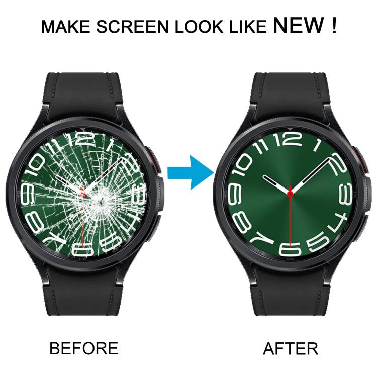 For Samsung Galaxy Watch6 Classic 43mm SM-R950/R955 Original LCD Screen Digitizer Full Assembly with Frame (Silver) - free shipping - PMC TechLife - Order now!