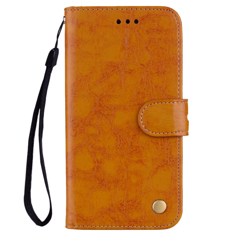 For Xiaomi  Mi A1 & 5X Business Style Oil Wax Texture Horizontal Flip Leather Case with Holder & Card Slots & Wallet & Lanyard(Yellow) - Xiaomi Cases by PMC TechLife | Online Shopping South Africa | PMC TechLife