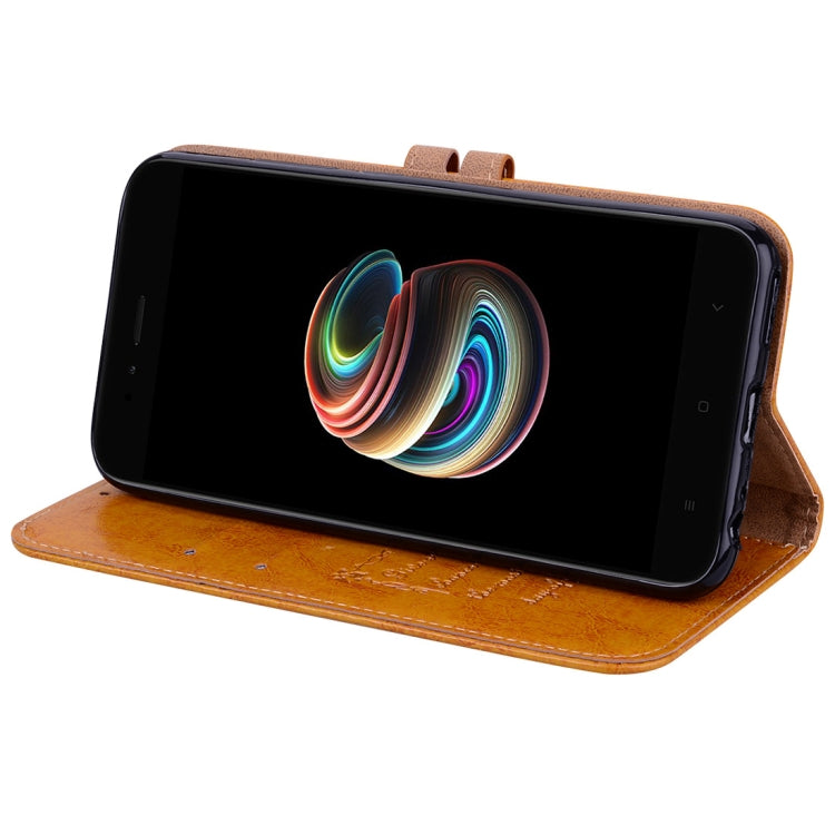 For Xiaomi  Mi A1 & 5X Business Style Oil Wax Texture Horizontal Flip Leather Case with Holder & Card Slots & Wallet & Lanyard(Yellow) - Xiaomi Cases by PMC TechLife | Online Shopping South Africa | PMC TechLife