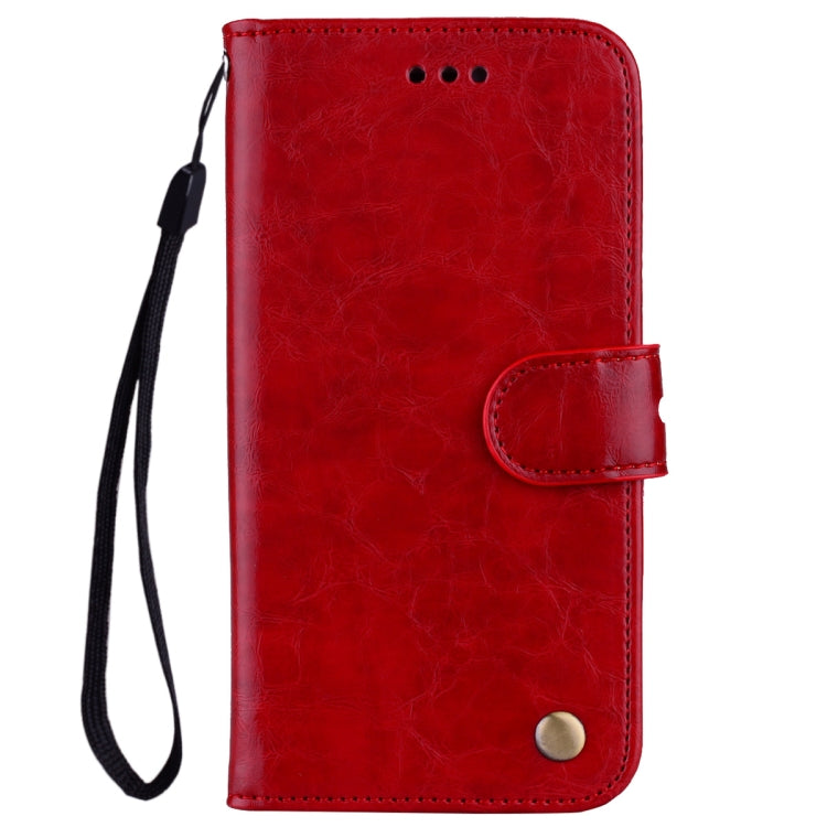 Business Style Oil Wax Texture Horizontal Flip Leather Case for Xiaomi Redmi S2, with Holder & Card Slots & Wallet (Red) - Xiaomi Cases by PMC TechLife | Online Shopping South Africa | PMC TechLife