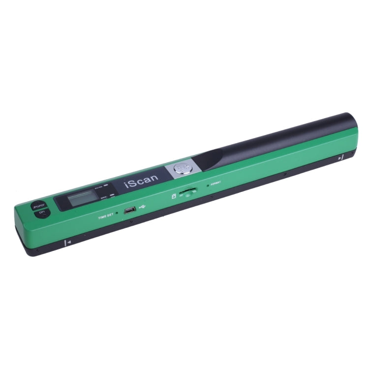 iScan01 Mobile Document Handheld Scanner with LED Display, A4 Contact Image Sensor(Green) - Portable Scanner by PMC TechLife | Online Shopping South Africa | PMC TechLife | Buy Now Pay Later Mobicred