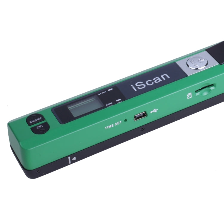 iScan01 Mobile Document Handheld Scanner with LED Display, A4 Contact Image Sensor(Green) - Portable Scanner by PMC TechLife | Online Shopping South Africa | PMC TechLife | Buy Now Pay Later Mobicred
