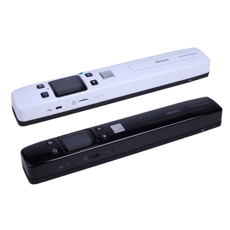 iScan02 Double Roller Mobile Document Portable Handheld Scanner with LED Display,  Support 1050DPI  / 600DPI  / 300DPI  / PDF / JPG / TF(Black) - Portable Scanner by PMC TechLife | Online Shopping South Africa | PMC TechLife | Buy Now Pay Later Mobicred