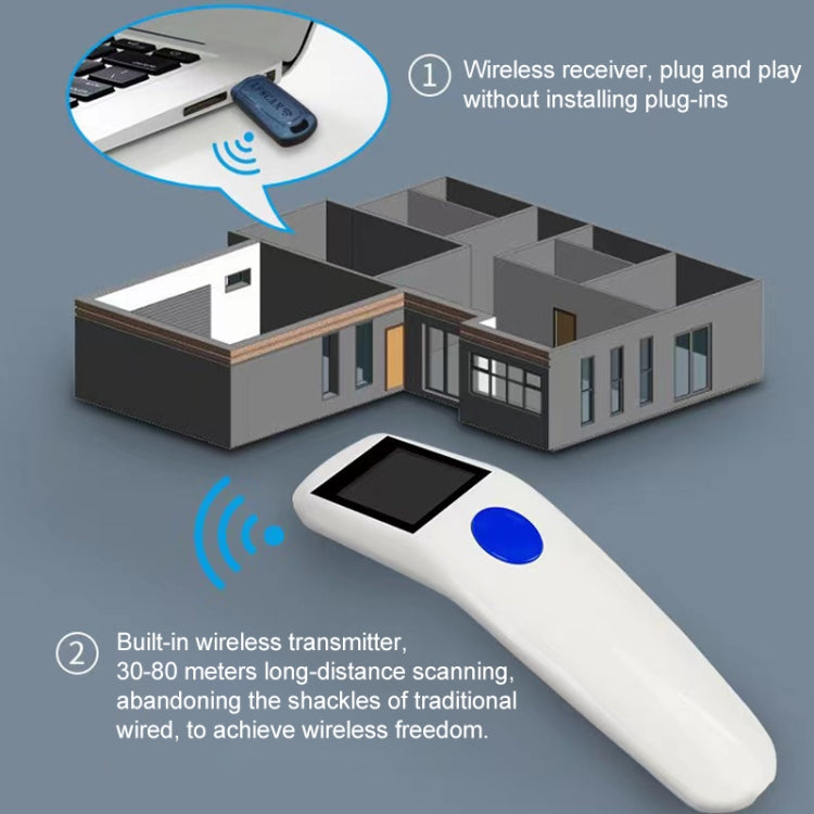 NEWSCAN NS1103T One & Two Dimensional High Speed Wireless Barcode Scanner Collector - free shipping - PMC TechLife - Order now!