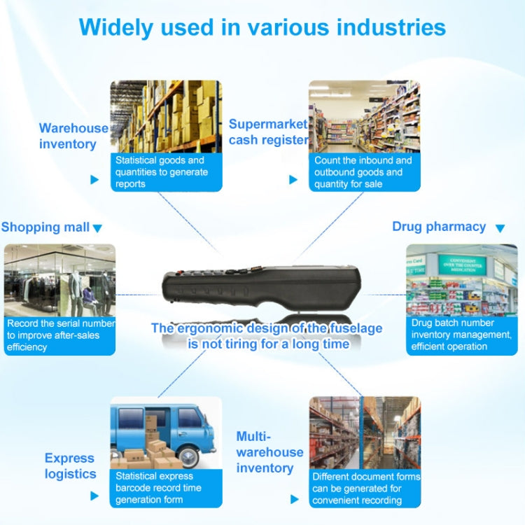 NEWSCAN NS8103T Two-dimensional Wireless Barcode Scanner Collector - Barcode Scanner by NEWSCAN | Online Shopping South Africa | PMC TechLife | Buy Now Pay Later Mobicred