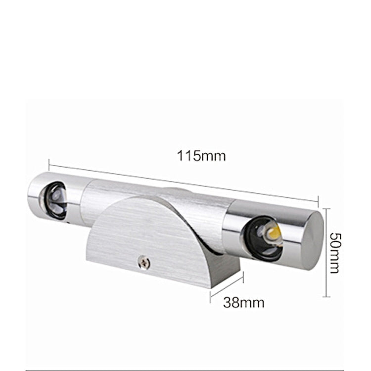 6W 360 Degrees Rotation Wall Lamp LED Nightlight, AC 110-240V (Warm White) - free shipping - PMC TechLife - Order now!