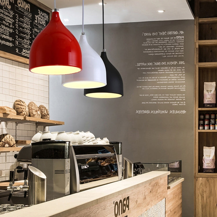 Restaurant Chandelier Simple Modern Single-head Dining Table Lamp Fashion Aisle Living Room Bar (Black) - Celling Lights & Chandeliers by YWXLight | Online Shopping South Africa | PMc TechLife | Buy Now Pay Later Mobicred