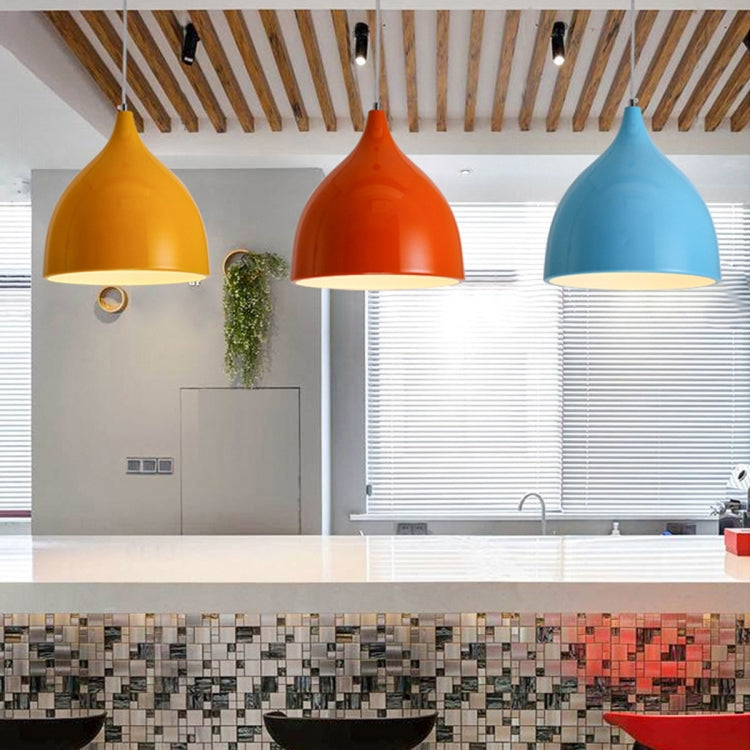 Restaurant Chandelier Simple Modern Single-head Dining Table Lamp Fashion Aisle Living Room Bar (Yellow) - Celling Lights & Chandeliers by YWXLight | Online Shopping South Africa | PMc TechLife | Buy Now Pay Later Mobicred