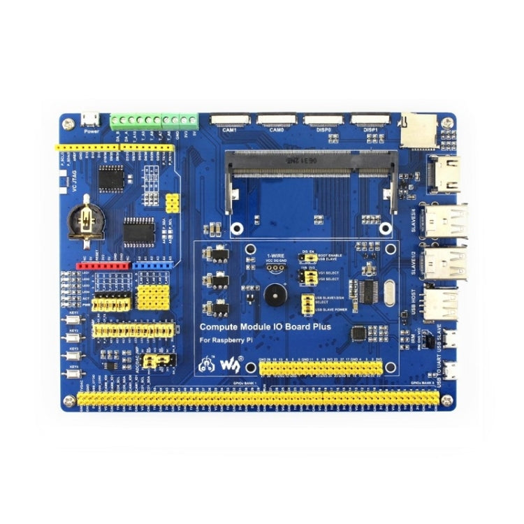 Waveshare Compute Module IO Board Plus for Raspberry Pi CM3 / CM3L / CM3+ / CM3+L - LCD & LED Display Module by PMC TechLife | Online Shopping South Africa | PMC TechLife | Buy Now Pay Later Mobicred