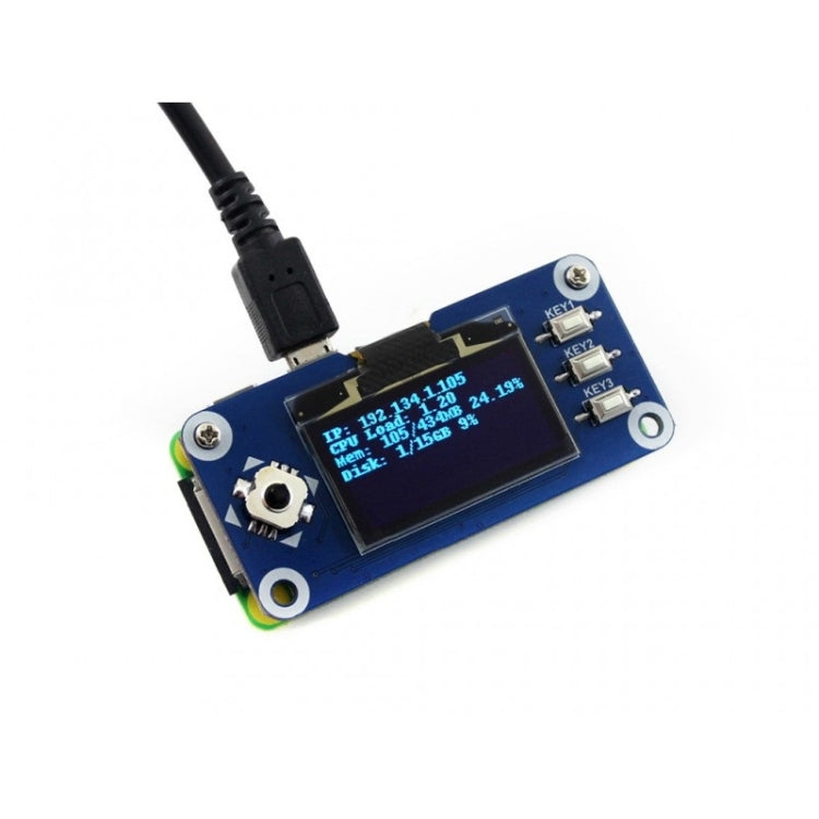 Waveshare 1.3 inch 128x64 Pixels SPI/I2C Interface OLED Display HAT for Raspberry Pi - Modules Expansions Accessories by Waveshare | Online Shopping South Africa | PMC TechLife | Buy Now Pay Later Mobicred