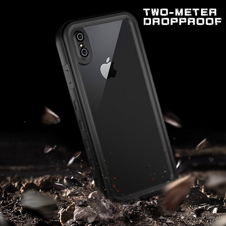 For iPhone XS Max 2m Waterproof Snowproof 2m Shockproof Dustproof PC+Silicone Case (Black) - More iPhone Cases by PMC TechLife | Online Shopping South Africa | PMC TechLife