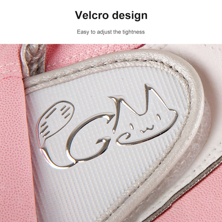 PGM One Pair Golf Non-Slip PU Leather Gloves for Women (Color:Yellow Size:19) - free shipping - PMC TechLife - Order now!