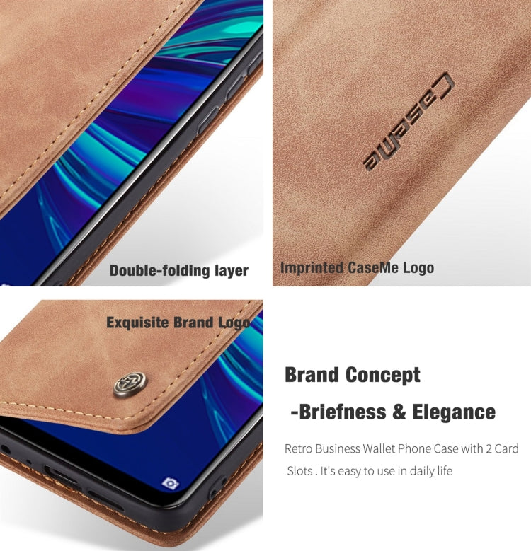 CaseMe Multifunctional Retro Frosted Horizontal Flip Leather Case for Huawei P Smart 2019 /  Honor 10 Lite, with Card Slots & Holder & Wallet(Blue) - Honor Cases by CaseMe | Online Shopping South Africa | PMC Jewellery | Buy Now Pay Later Mobicred