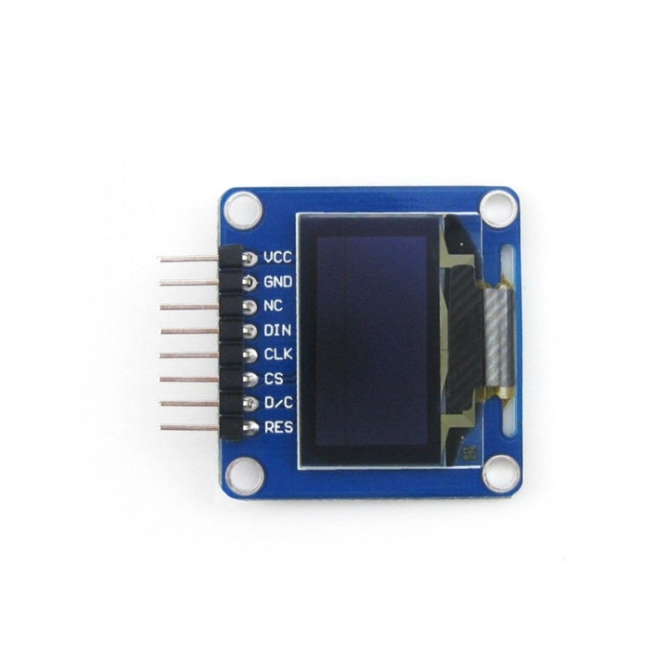 Waveshare 0.96 inch 128*64 OLED (A), SPI/I2C Interfaces, Angled Horizontal Pinheader - Modules Expansions Accessories by Waveshare | Online Shopping South Africa | PMC TechLife | Buy Now Pay Later Mobicred