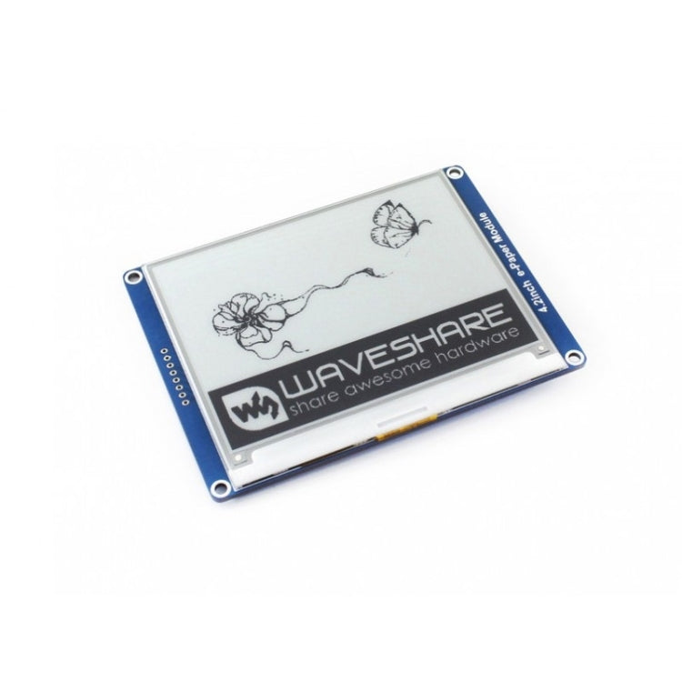 Waveshare 4.2 inch 400x300 E-Ink Display Module, SPI Interface - free shipping - PMC TechLife - Order now!