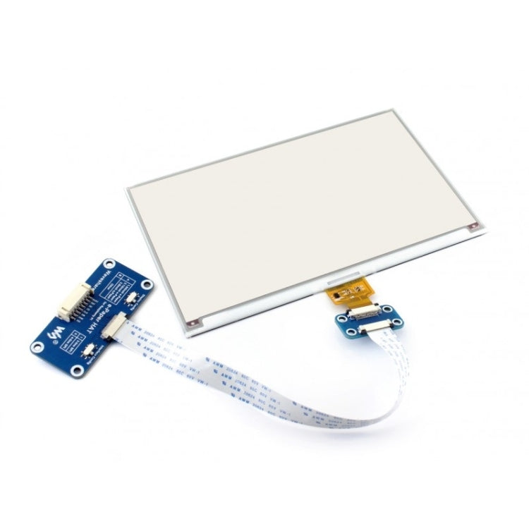Waveshare 7.5 inch 640x384 E-Ink Display HAT for Raspberry Pi, Three-color, SPI Interface - free shipping - PMC TechLife - Order now!