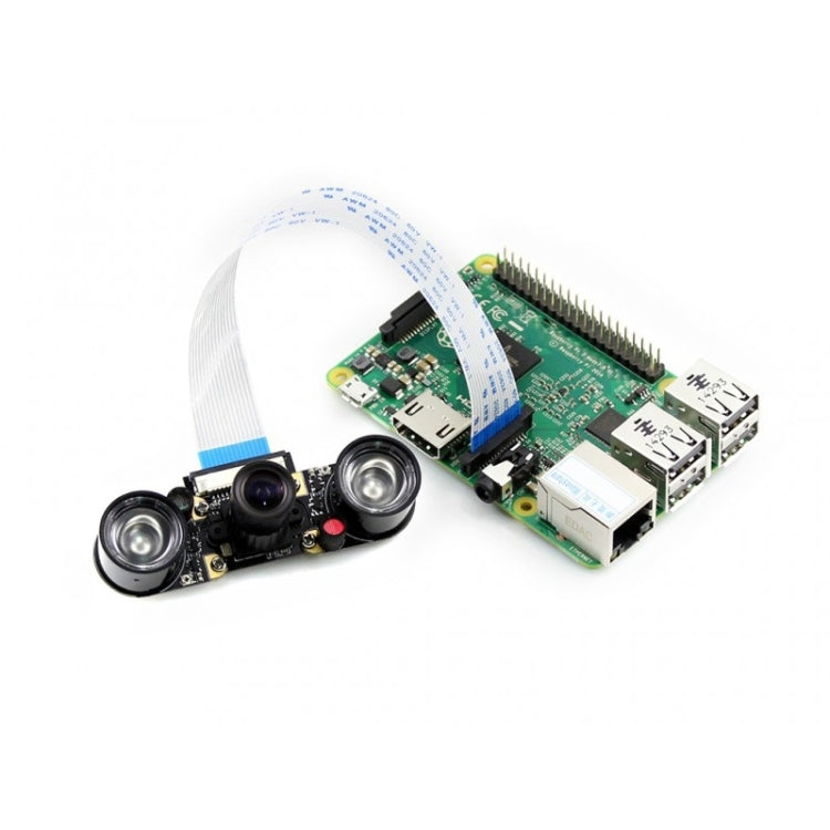 Waveshare RPi Camera (F) Adjustable-Focus Camera Module, Supports Night Vision - free shipping - PMC TechLife - Order now!