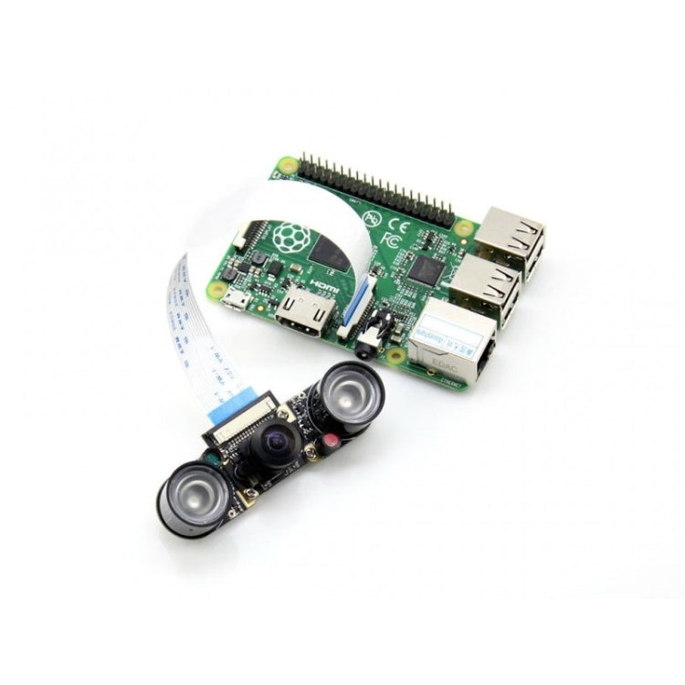 Waveshare RPi Camera (H) Module, Fisheye Lens, Supports Night Vision - Modules Expansions Accessories by waveshare | Online Shopping South Africa | PMC TechLife | Buy Now Pay Later Mobicred